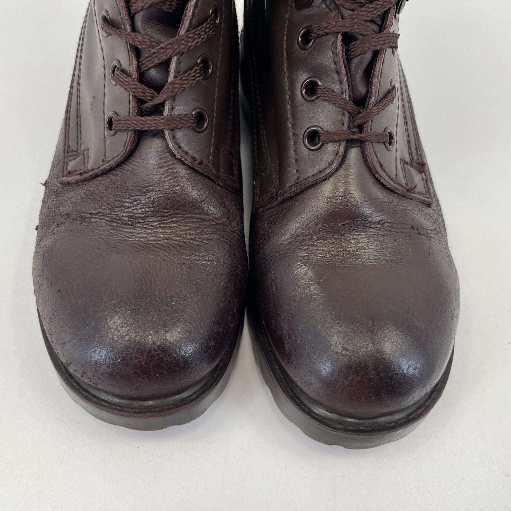 British Army Brown Assault Boots Combat High Leg Leather size 7 L