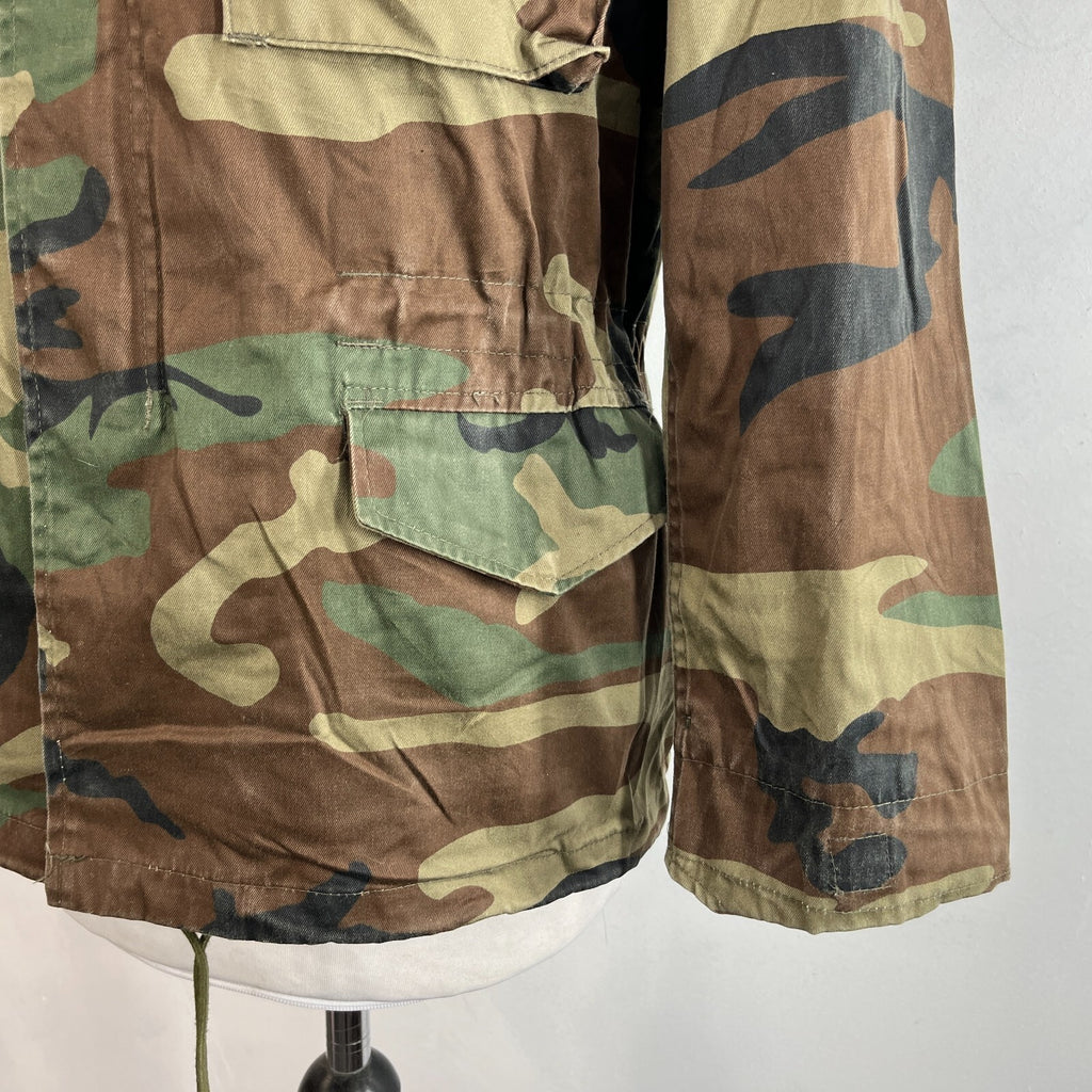 Mil-Tec US Army Military Jacket Green Camouflage size Youth XL + Hood