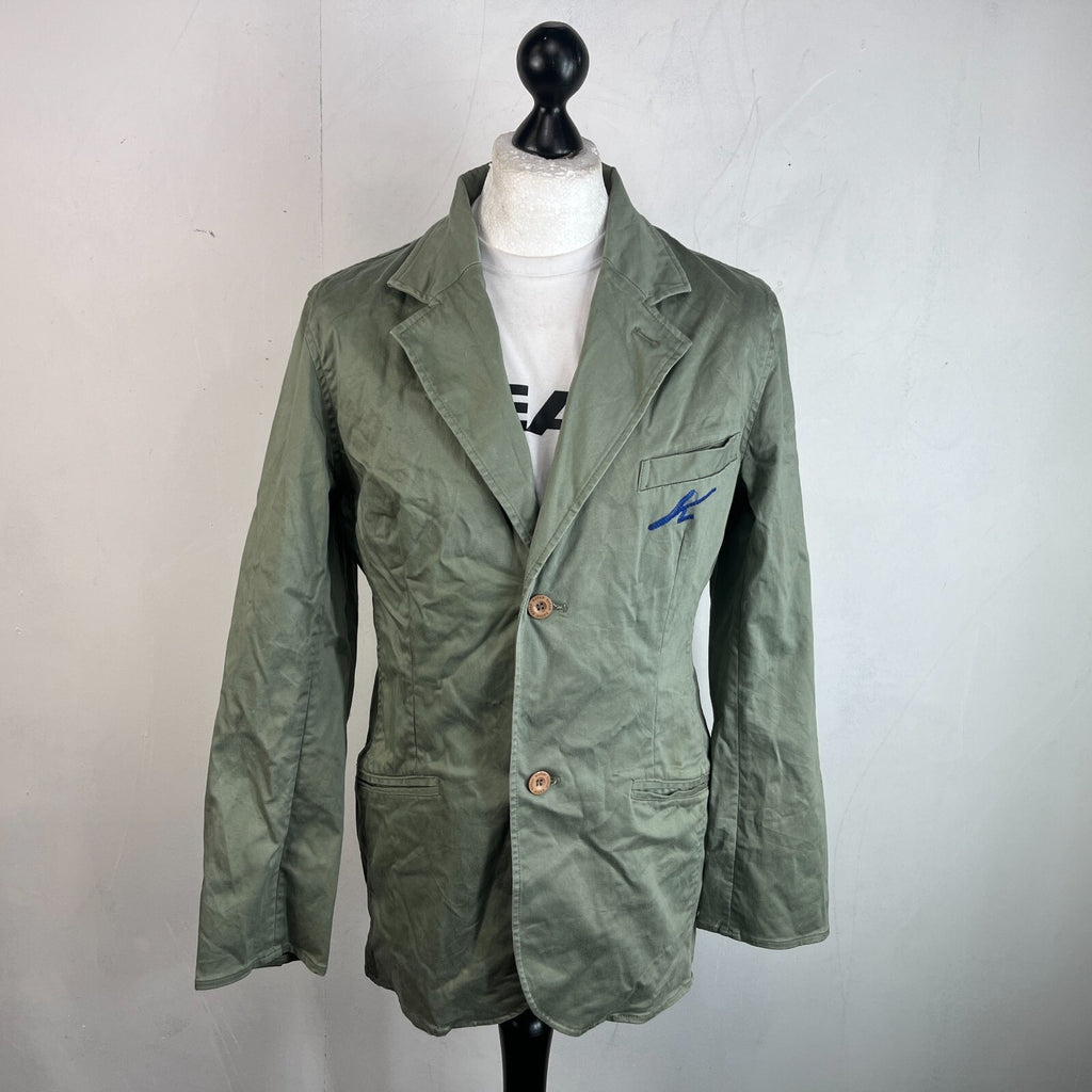 Keyan Olive Green Chino Chore Jacket size Large