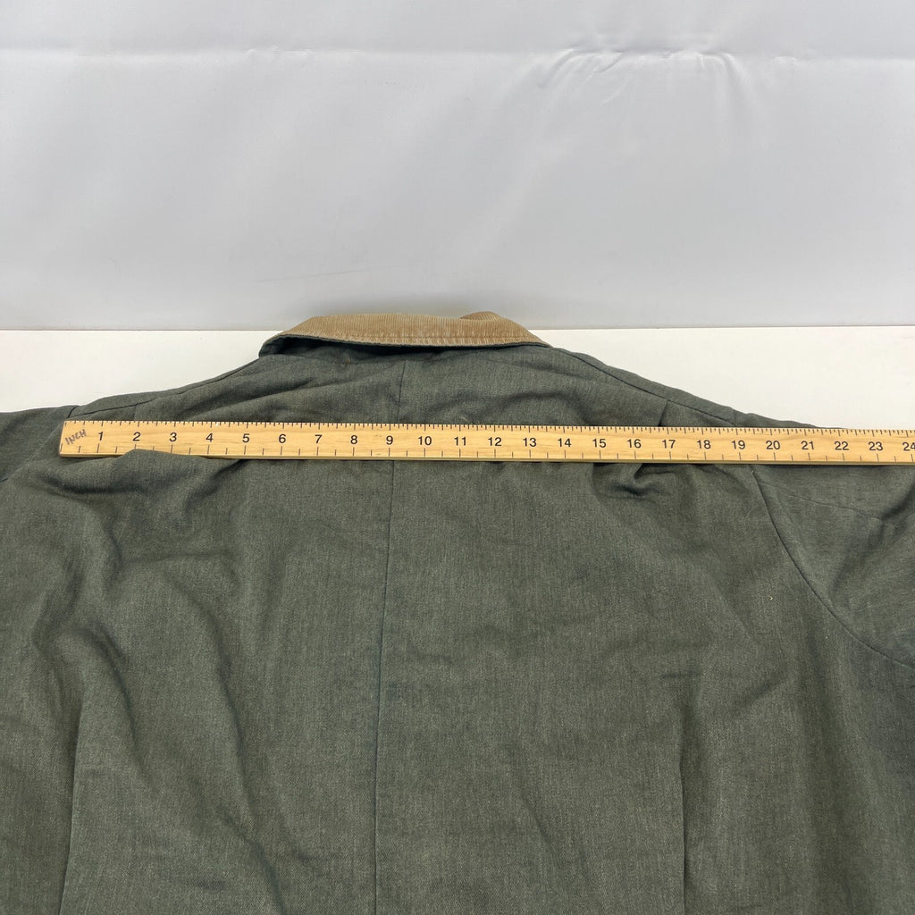 Key Imperial Green Heavy Duty Overalls Quilted Insulated Mens Large-Reg USA Made