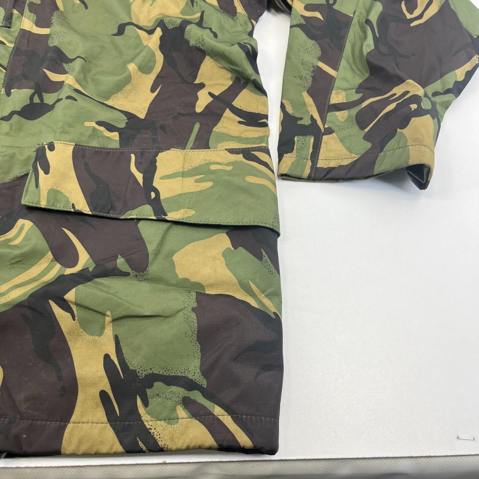 British DPM Camouflage Waterproof Camo Jacket Coat Hooded Surplus 180/104 Large