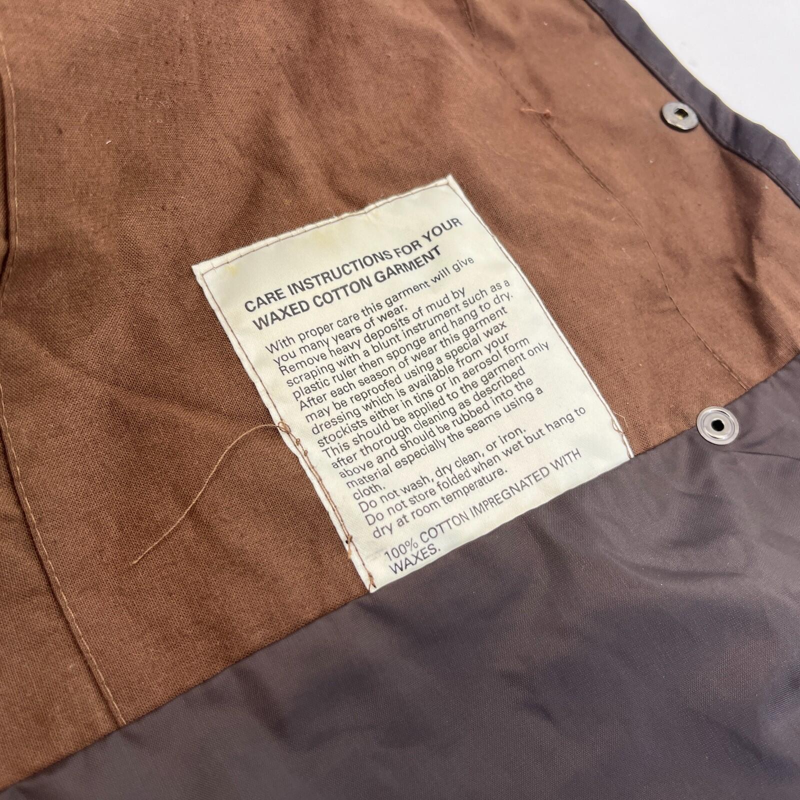 Toggi Wax Jacket Overcoat size L Brown Equine Horses Hunting Country Walking