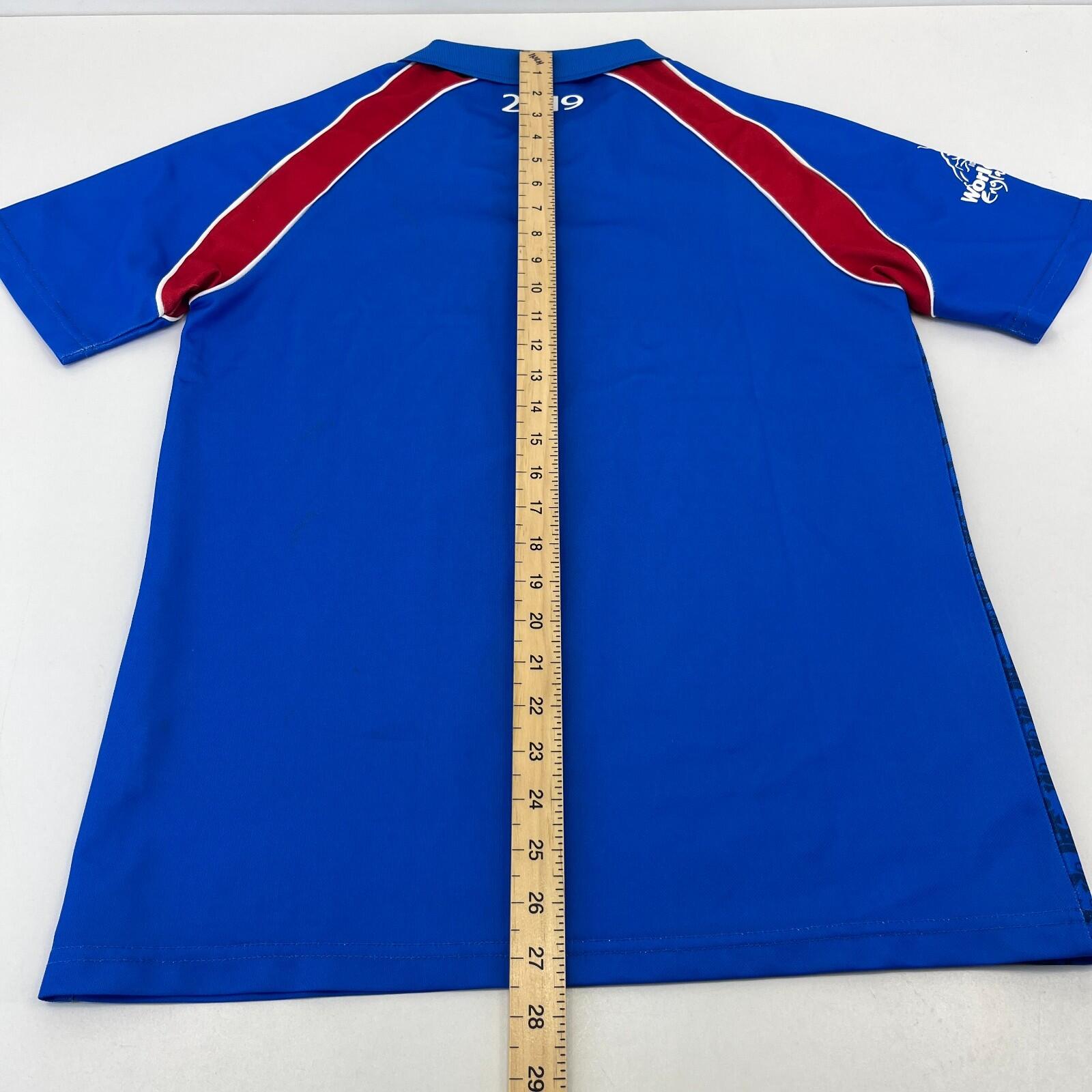 2019 ICC Cricket World Cup England Polo Shirt UK size Small - VGC