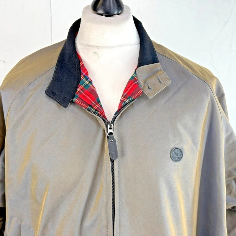 Ska & Soul Harrington Bomber Jacket Storm Grey Mens 3XL Reggae Skinhead Mod