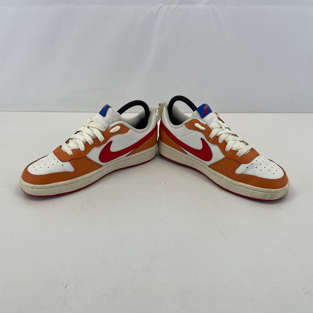 Nike Court Borough 2 Trainers UK size 4.5 White Orange Red