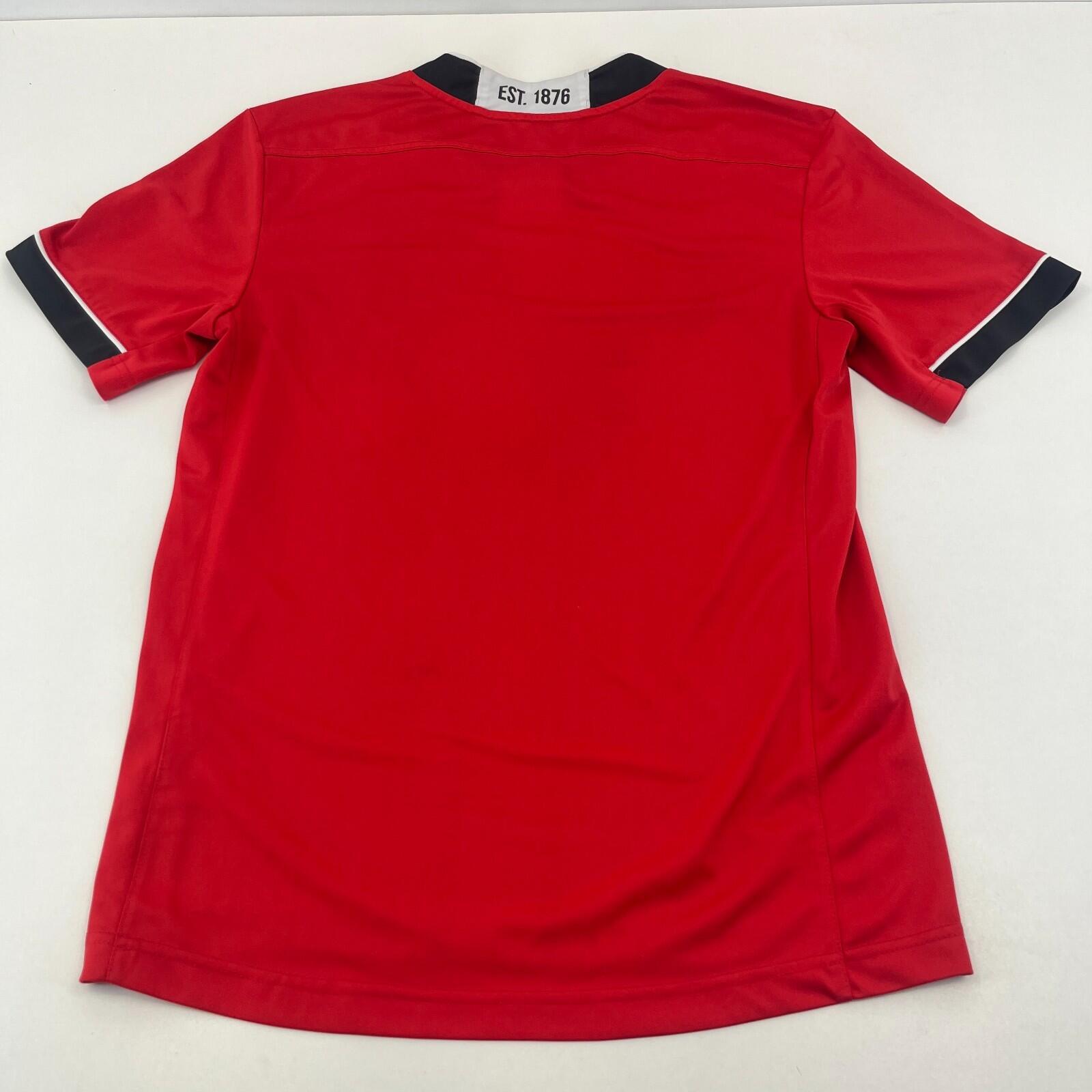 Saracens Rugby Union Castore Red Shirt Jersey Men’s size Small