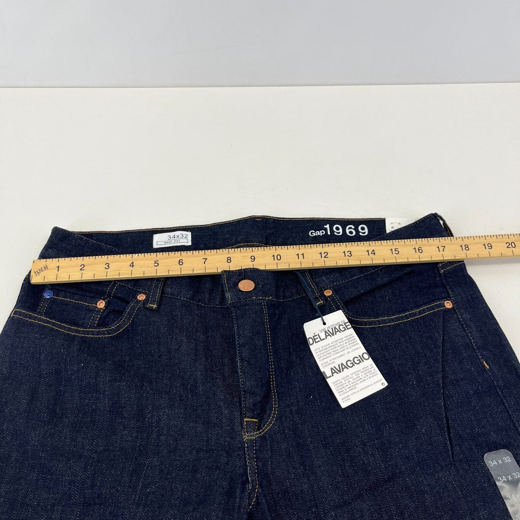 Gap Coupe Semi-Evasee Boot Cut Jeans Dark Blue W34" L32" - New