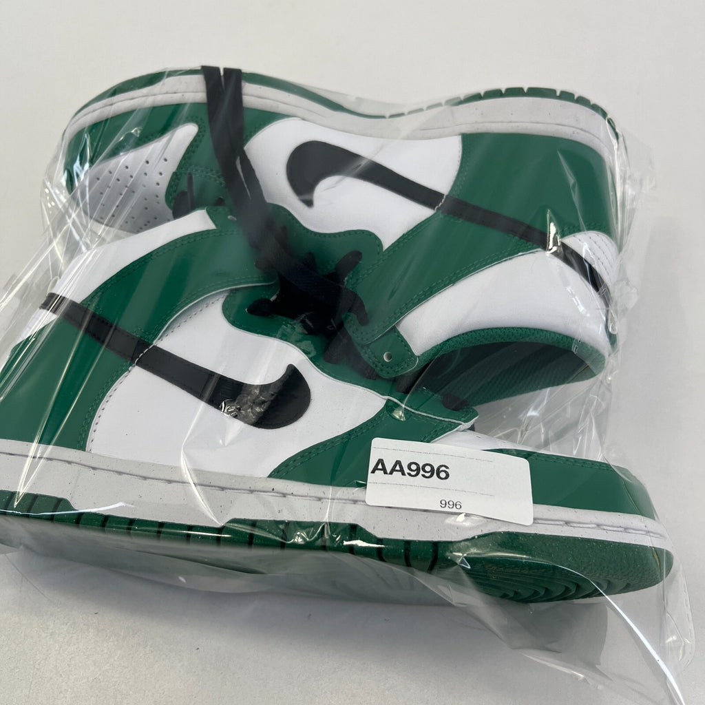 Nike GS Dunk High Celtics Green & White size UK 6 EU 40