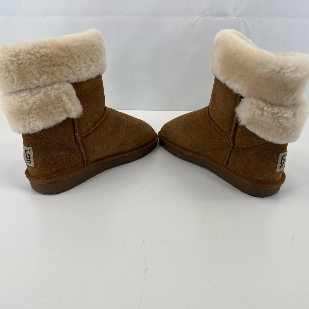 Gooce Beverly Womens Suede Ankle Boots Warm Faux Fur Lined size UK 8 / EU 41