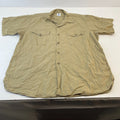 Vintage Elbeco USMC Marines Workwear Twill Shirt Short Sleeve US Military XL