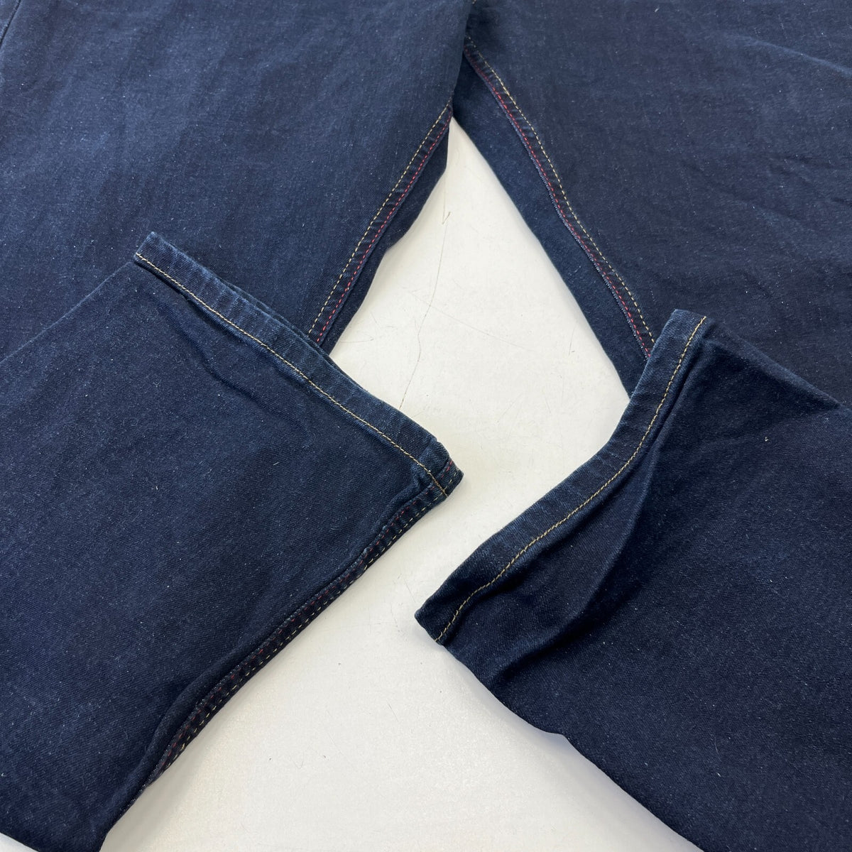 Joe Browns Dark Blue Denim Stretch Jeans Blue Cotton W48" L30"