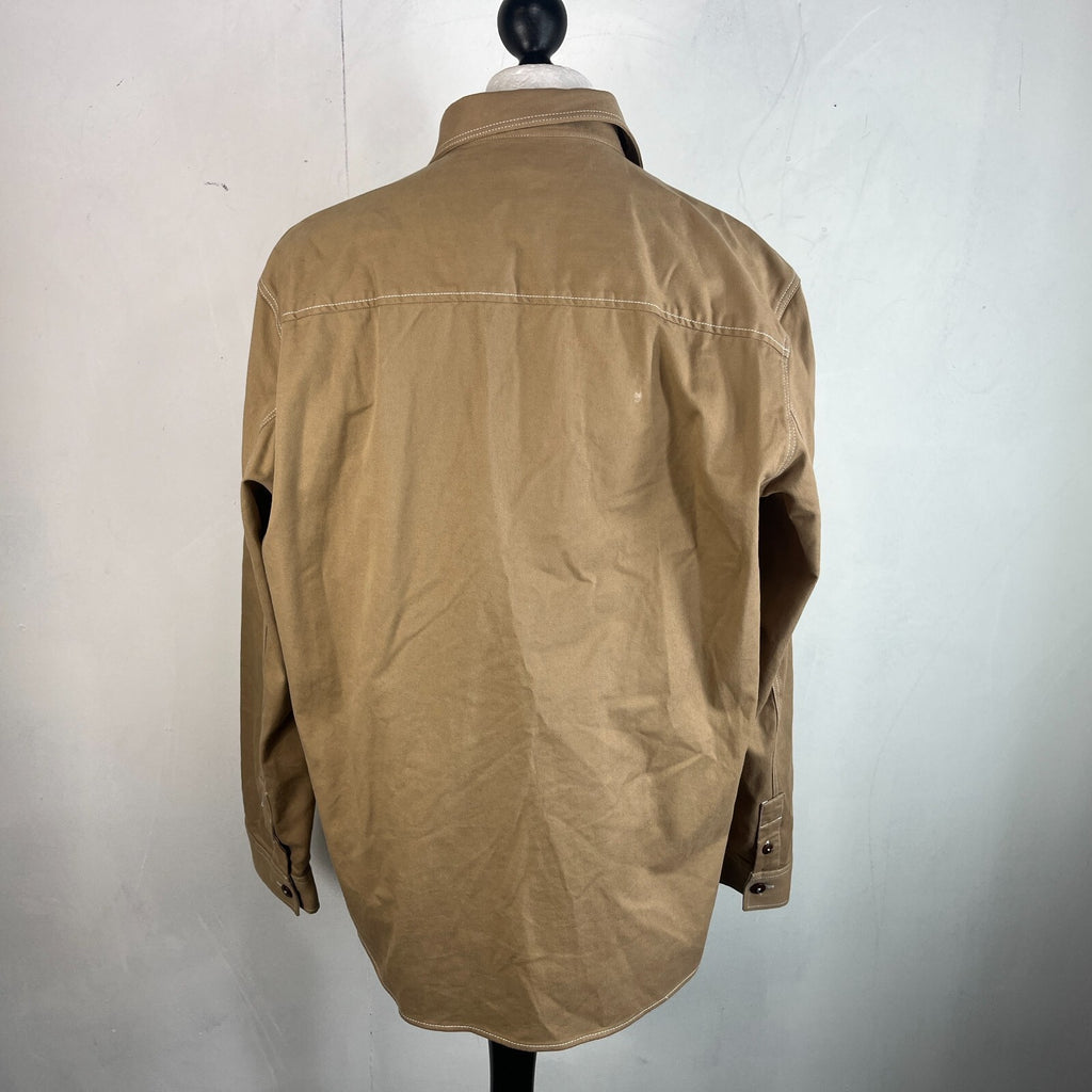 Ted Baker Chino Chore Jacket Shacket Men's Ted size 5 (UK XL) Beige Button Up