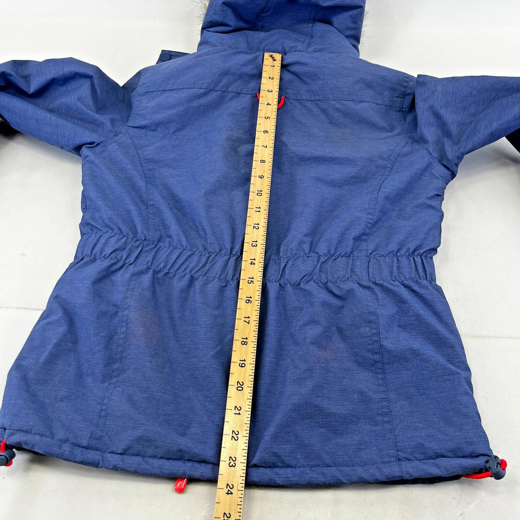 Superdry Wind Attacker Engineered Women's Ladies Jacket size M Blue Fleece Lined