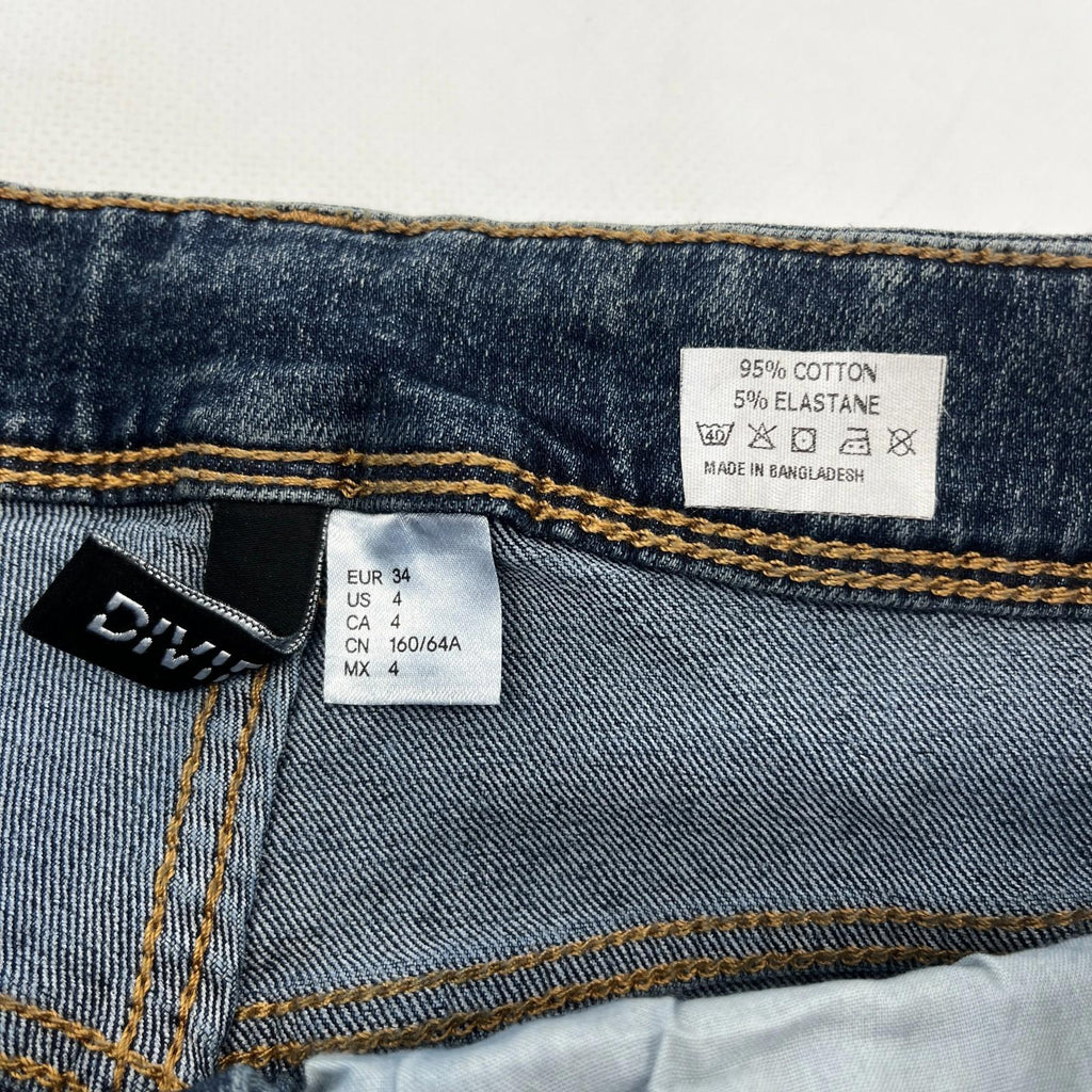 C&A Divided Blue Super Skinny Jeans Women's UK size 6 - NWOT