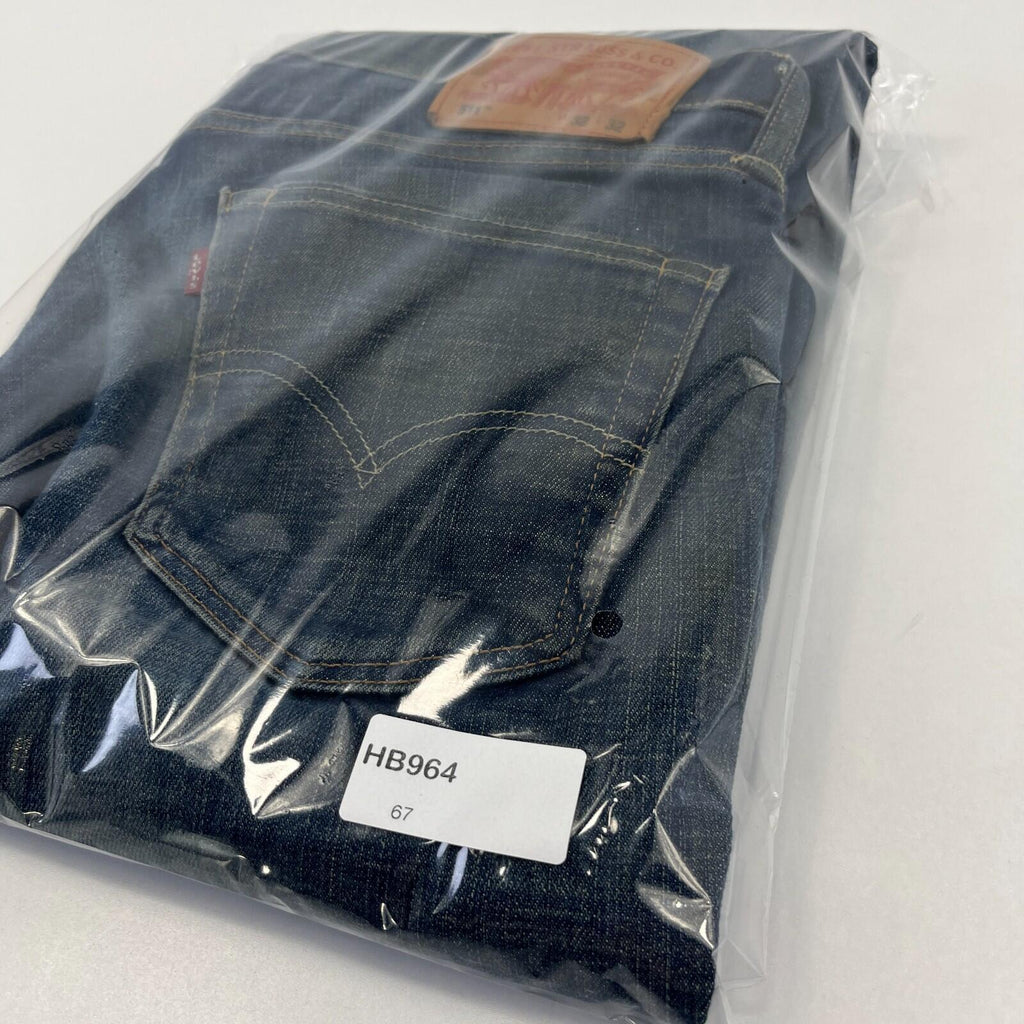 Levis 511 Distressed Slim Fit Jeans W32 L30 Blue Denim Straight Leg Mens Casual