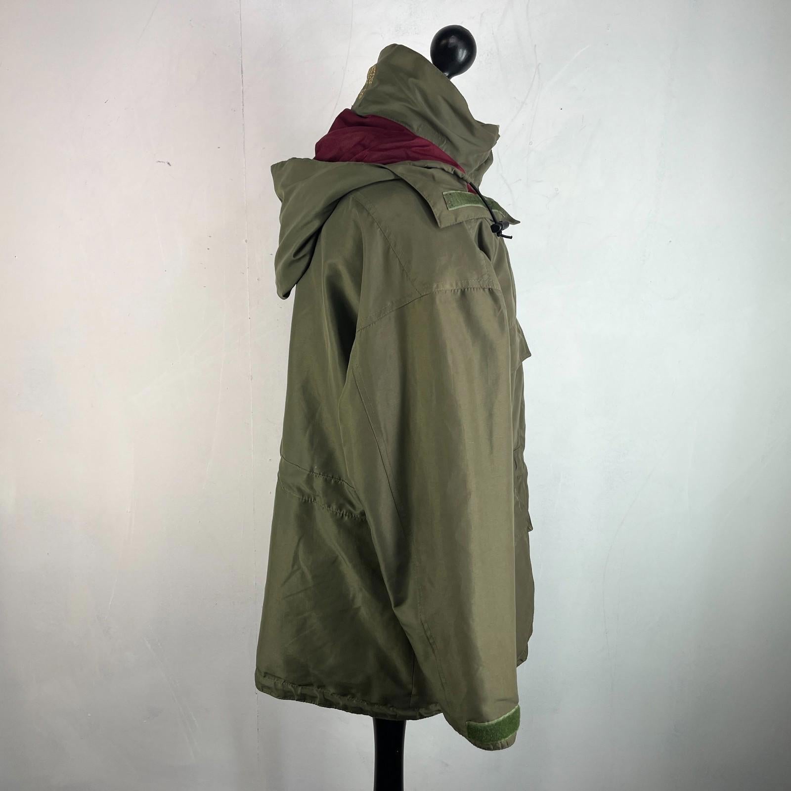 Brasher Women's Waterproof Parka Jacket with Stow Hood Khaki Green size Large