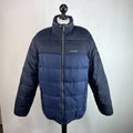 Craghoppers Men's Puffer Jacket Quilted Padded Coat XL Blue & Black Hiking VGC