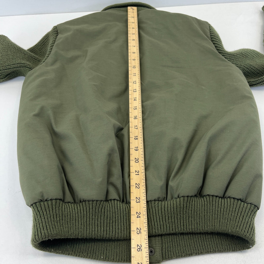 British Military Green Thermal Quilted Cold Weather Jacket size 38 (medium)