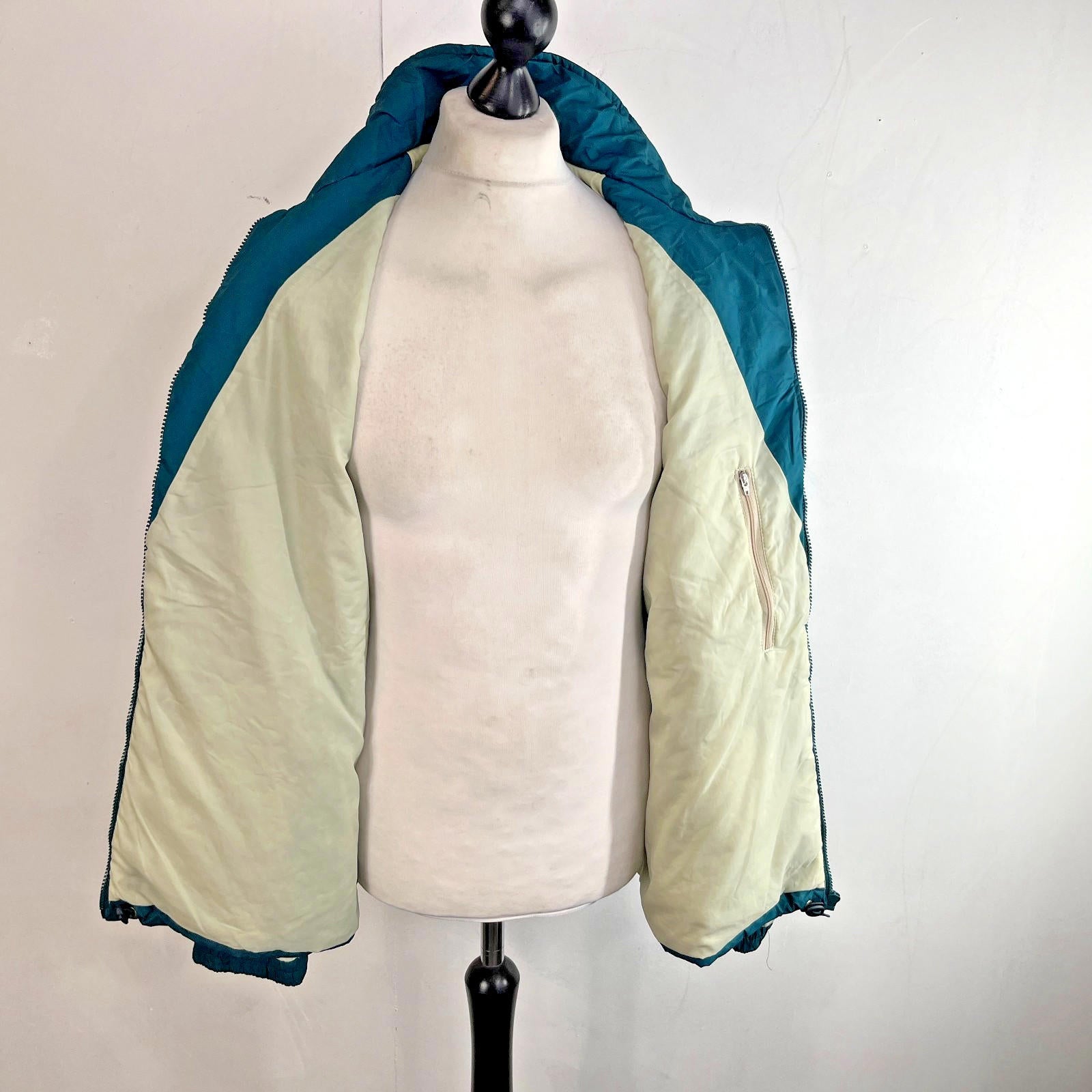 Rukka Men's Casual Jacket Teal Green Windbreaker size Large Oversized