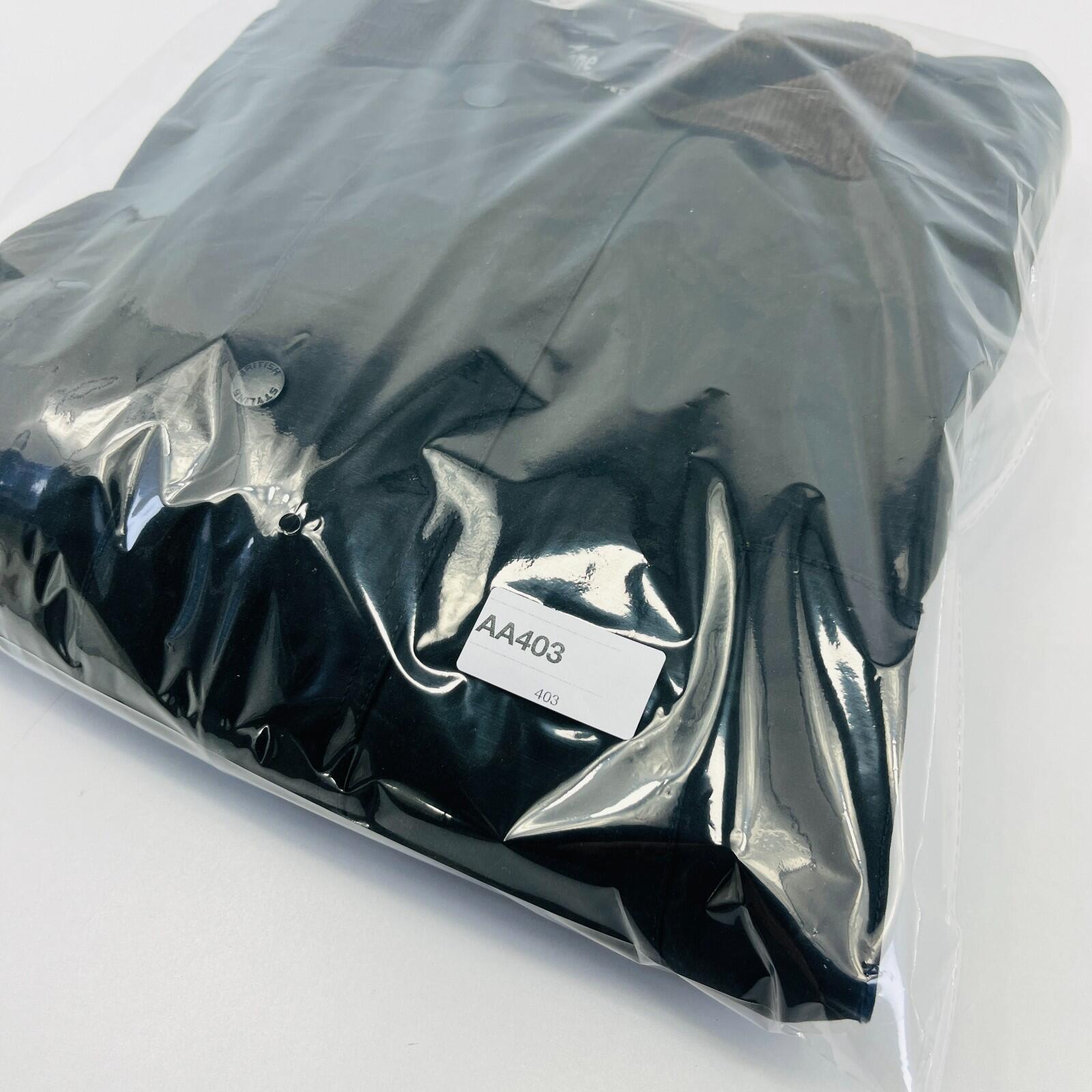 Crane Wax Jacket in Black Waxed Cotton size Large