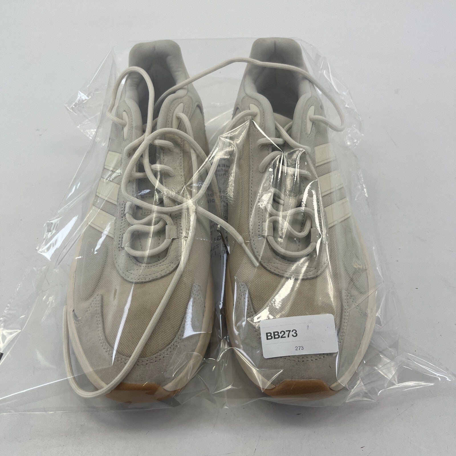 Adidas Ozelle Cloudfoam Trainers in Beige Men's size UK 12 EU 47 1/3