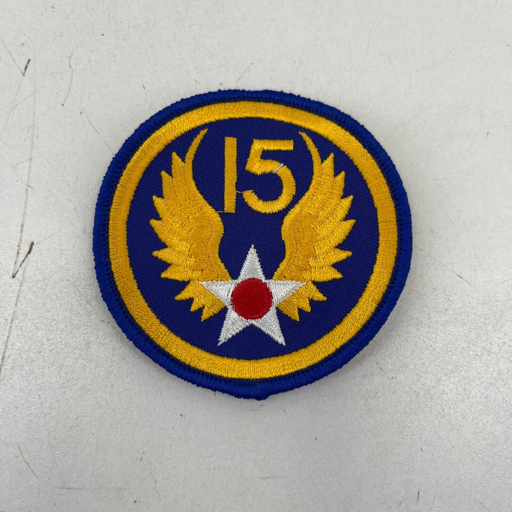 US Army USAAF 15th Air Force Badge- WW2 Repro American Airforce Divisional Patch