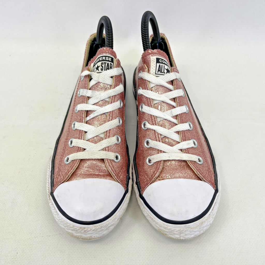 Converse All Star Sparkly Pink Glitter Trainers UK size 4