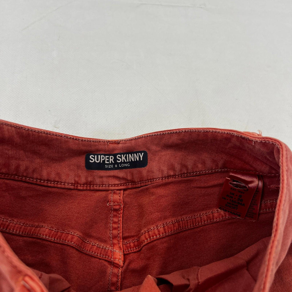 Marks & Spencer Salmon Pink Super Skinny Jeans - UK size 8L - BNWOT