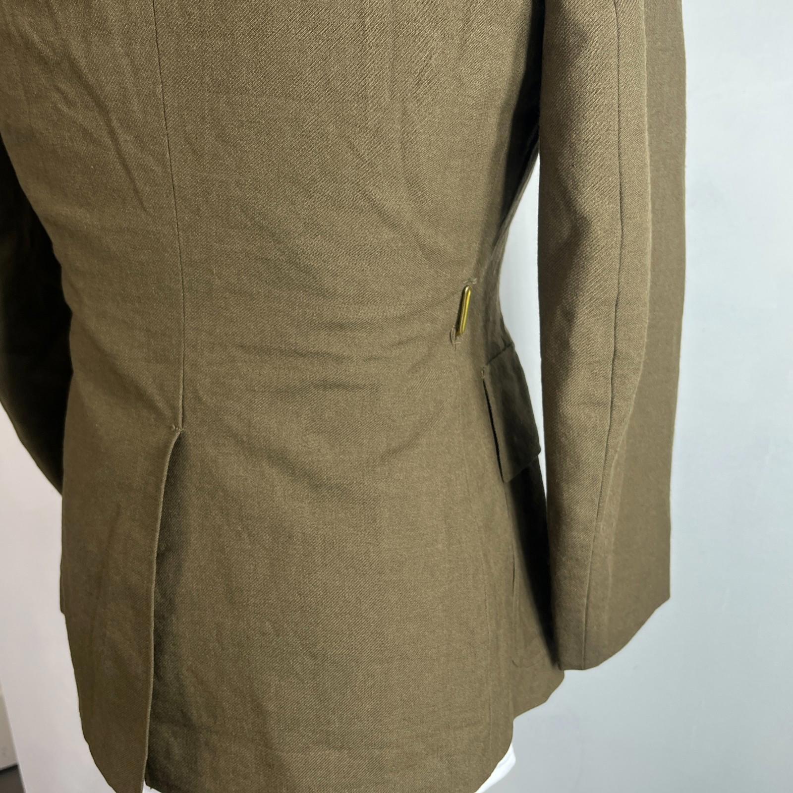 Rare Vintage 1971 French Military Jacket Parade Dress Tunic size 96C
