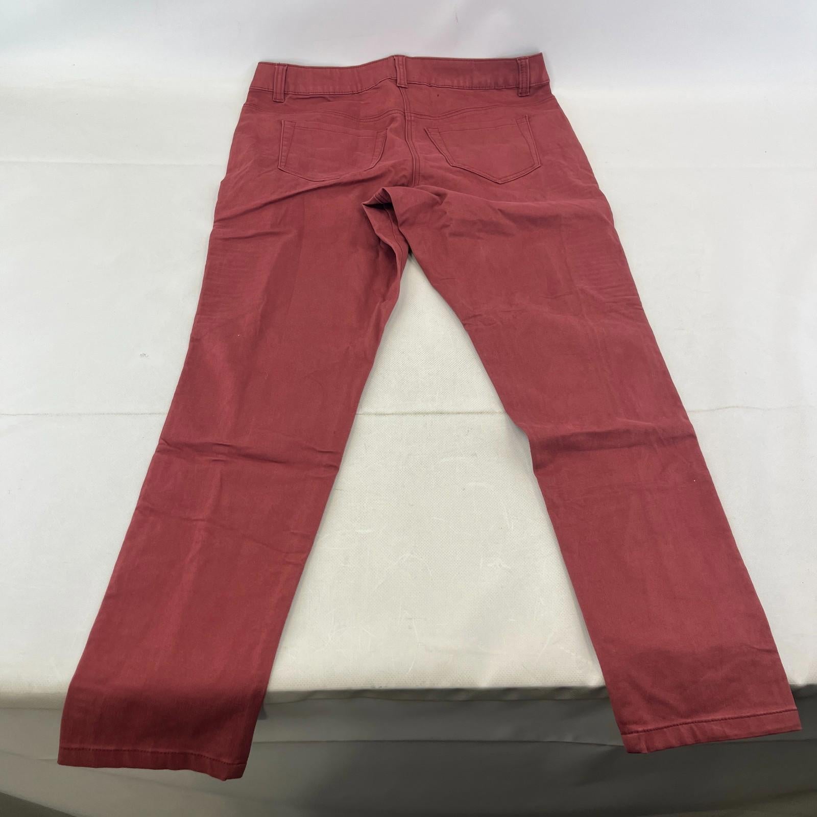 Nutmeg Super Skinny Stretch Chino Jeans Terracotta Red - UK size 12 - BNWOT