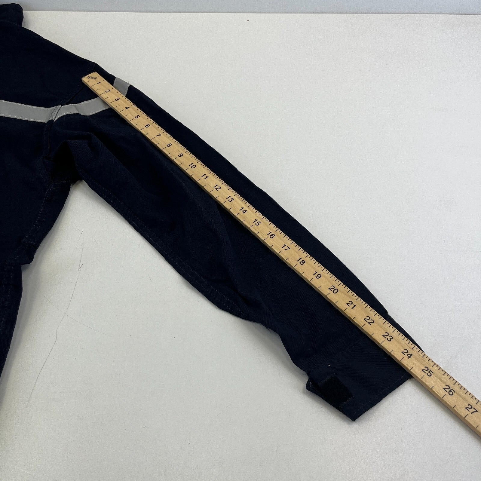 Balsan French Military Chore Jacket size 96L (UK M) Navy Blue Workwear Canvas