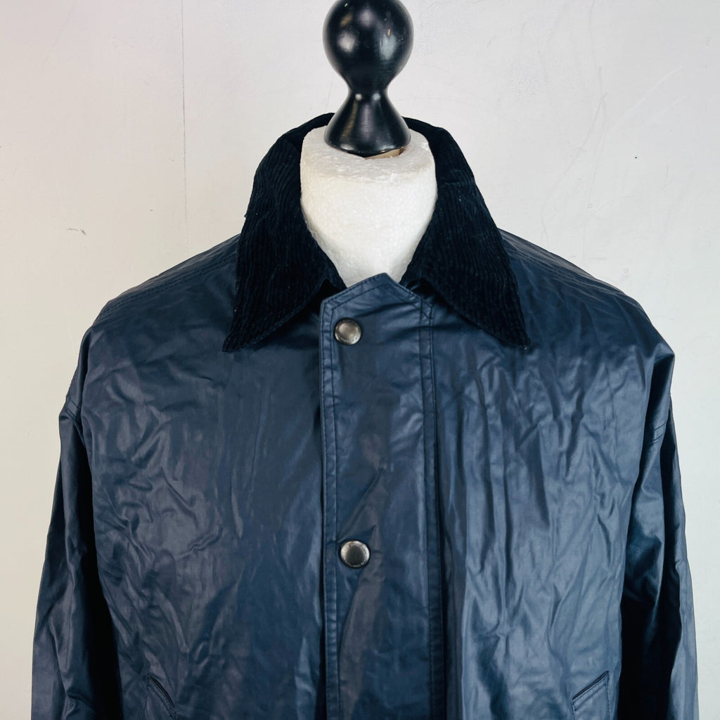 Glengreen Made in England Wax Jacket in Black size Large