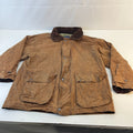 Tayberry & Co Wax Jacket Mens UK L Distressed Look Brown Insulated Coat England