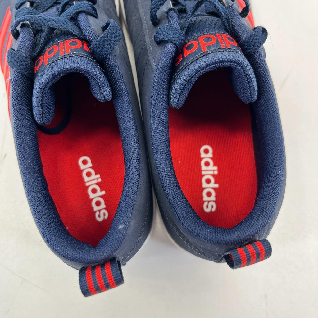 Adidas VS Pace Trainers Casual Shoes in Navy Blue & Red UK size 7 / EU 40 2/3
