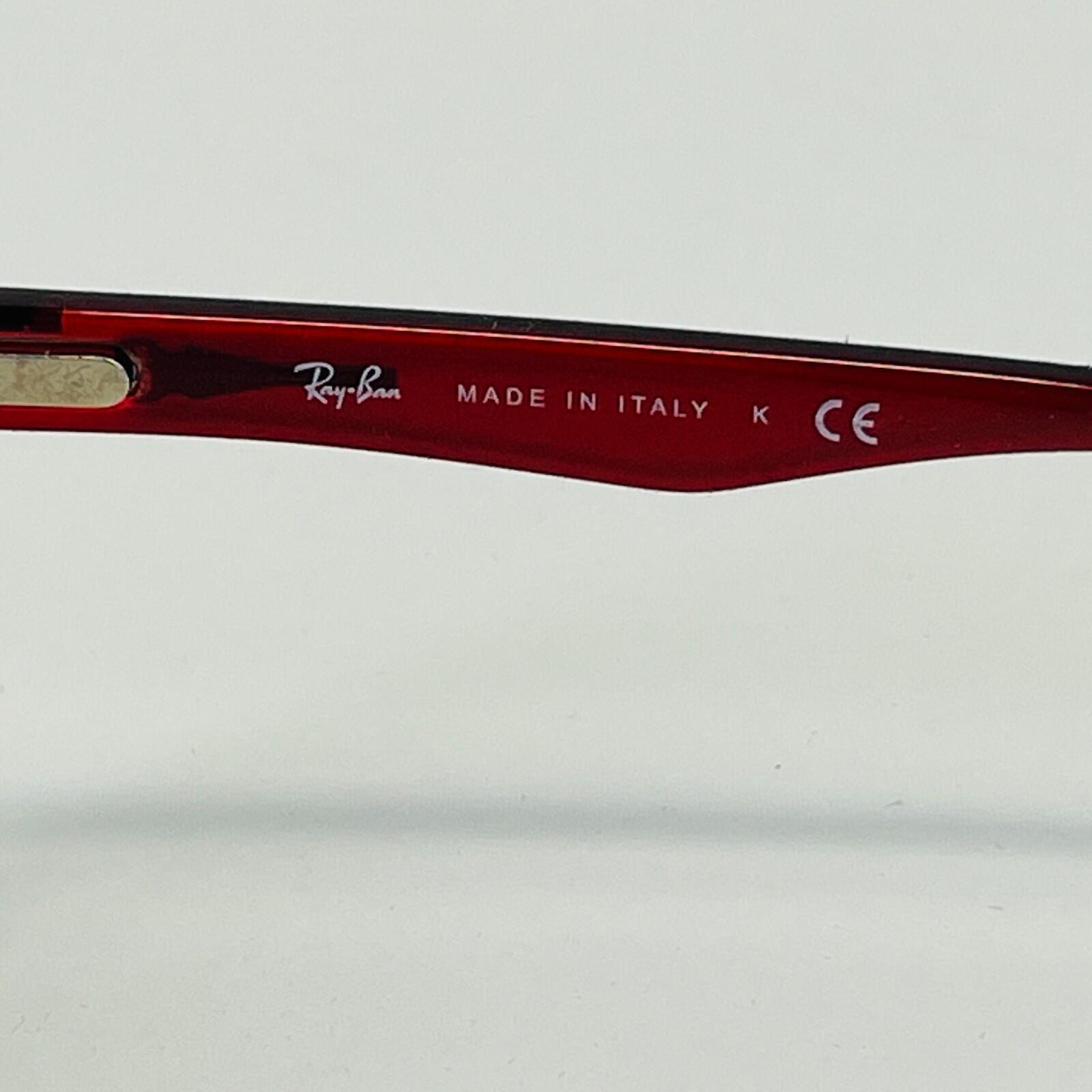 Ray-Ban RB4140 735/32 49/20 145 2N Sunglasses in Red Rubin 49mm Lenses - New