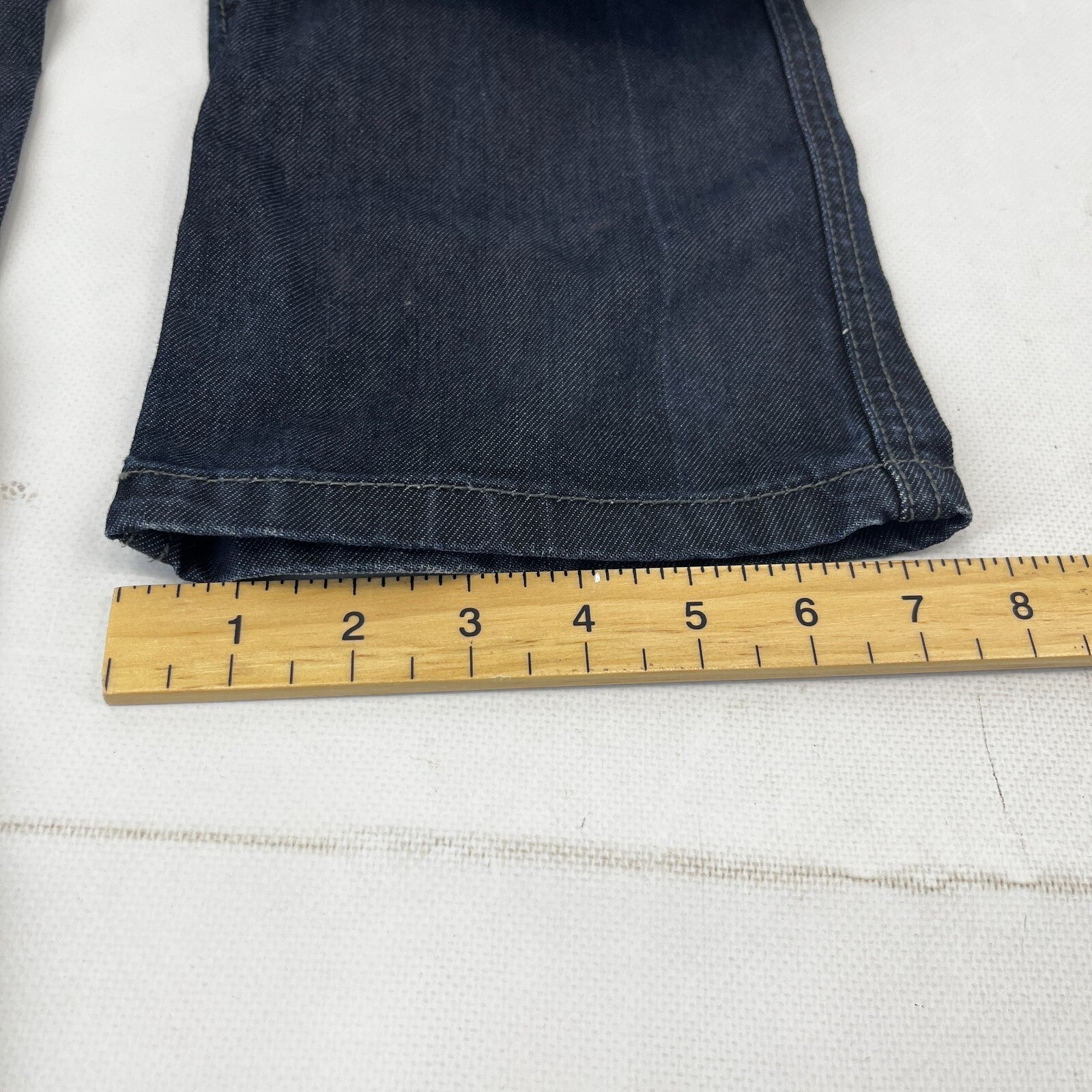 GIO GOI Blue Jeans Mens Denim Straight Leg  W32 L31