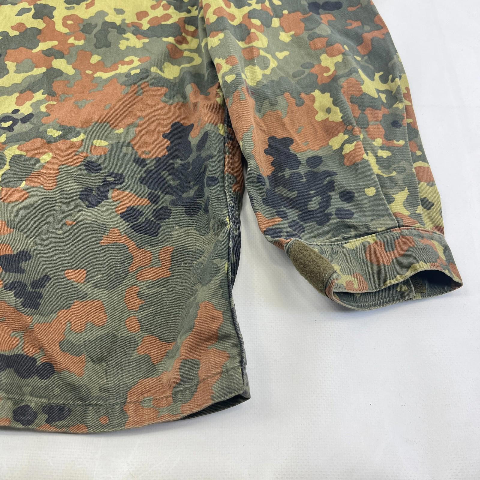 Genuine German Flecktarn Jacket Army Bundeswehr Lightweight Field Coat Gr.12