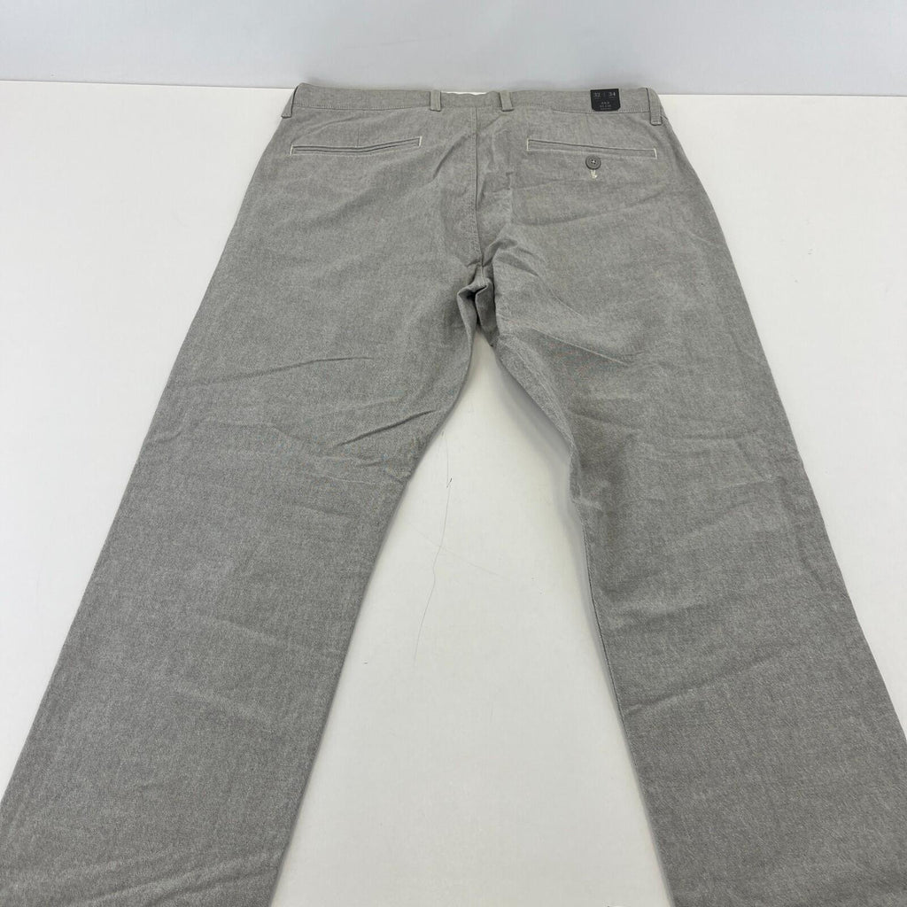 J Crew 484 Slim Fit Stretch Chino Trousers Light Grey W32" L34" New with Tags
