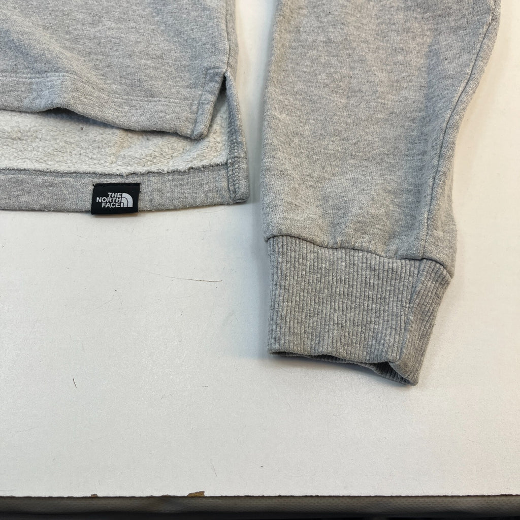 The North Face Women’s Cropped Hoodie in Grey & Black size Small