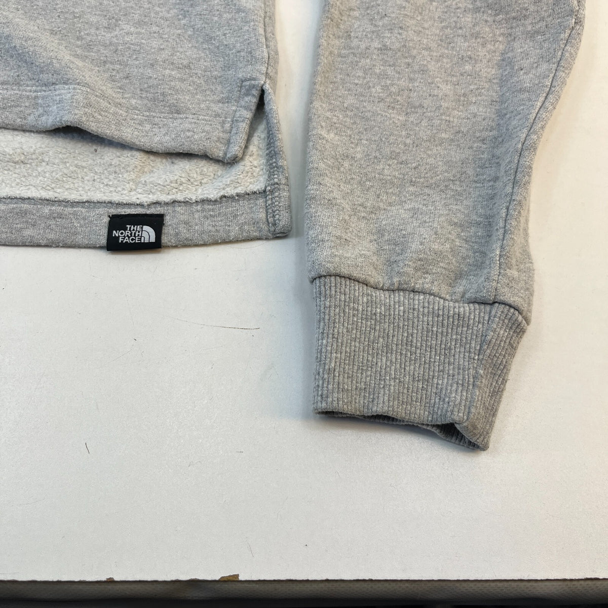 The North Face Women’s Cropped Hoodie in Grey & Black size Small