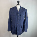 USAF Air Force Military Tropical Dress Uniform Blazer Jacket in Blue size 42R