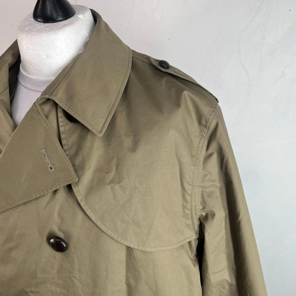 Dutch Army Military Trench Coat inc Removable Quilt Liner Khaki Green EU size 57