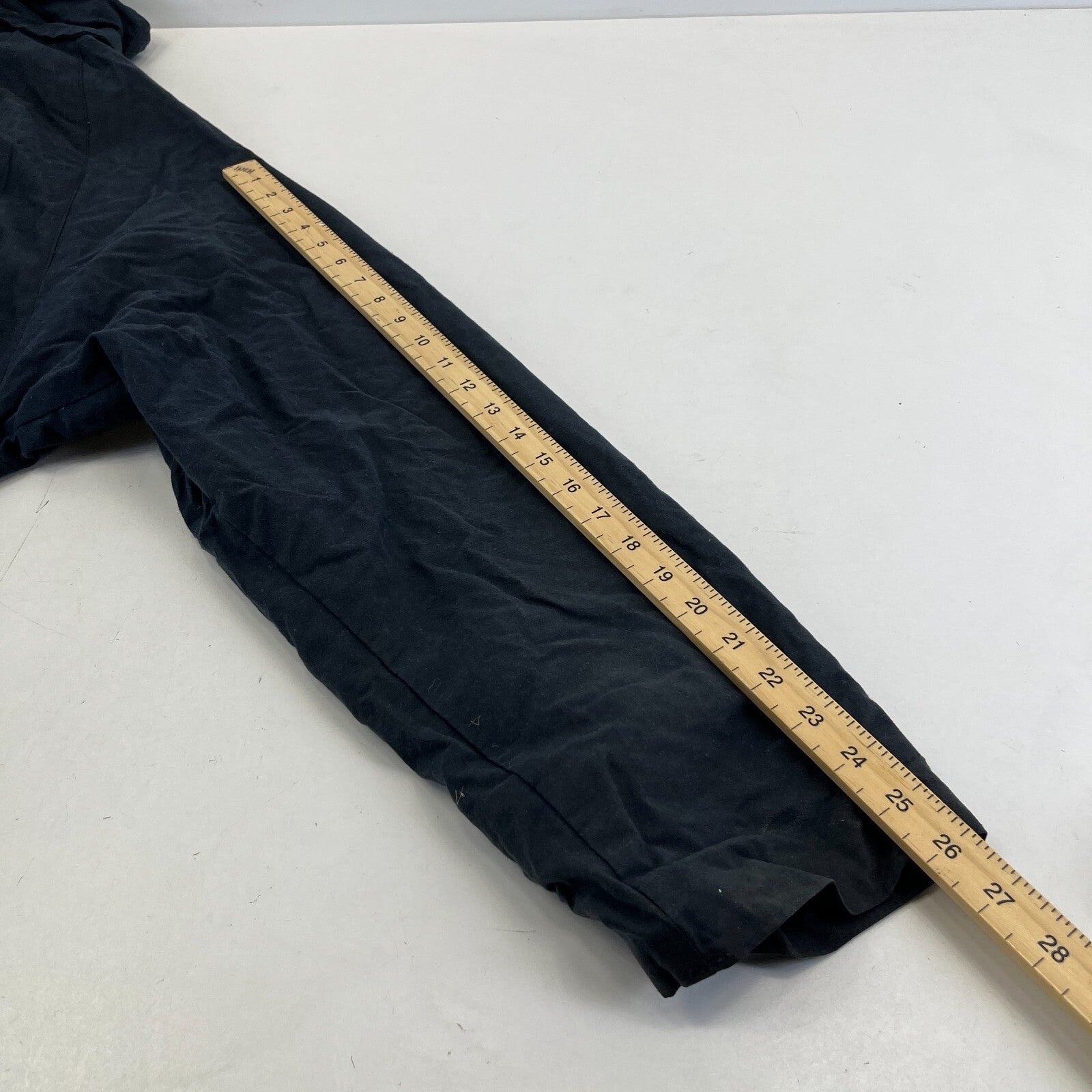 Jurgen Loesdau Wax Jacket in Black Waxed Cotton size 2XL