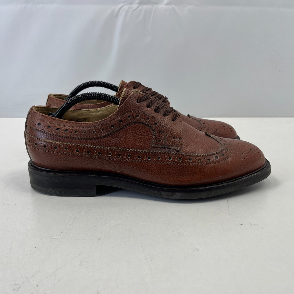 Samuel Windsor Men's Brogues size 8 Brown Leather Formal Shoes