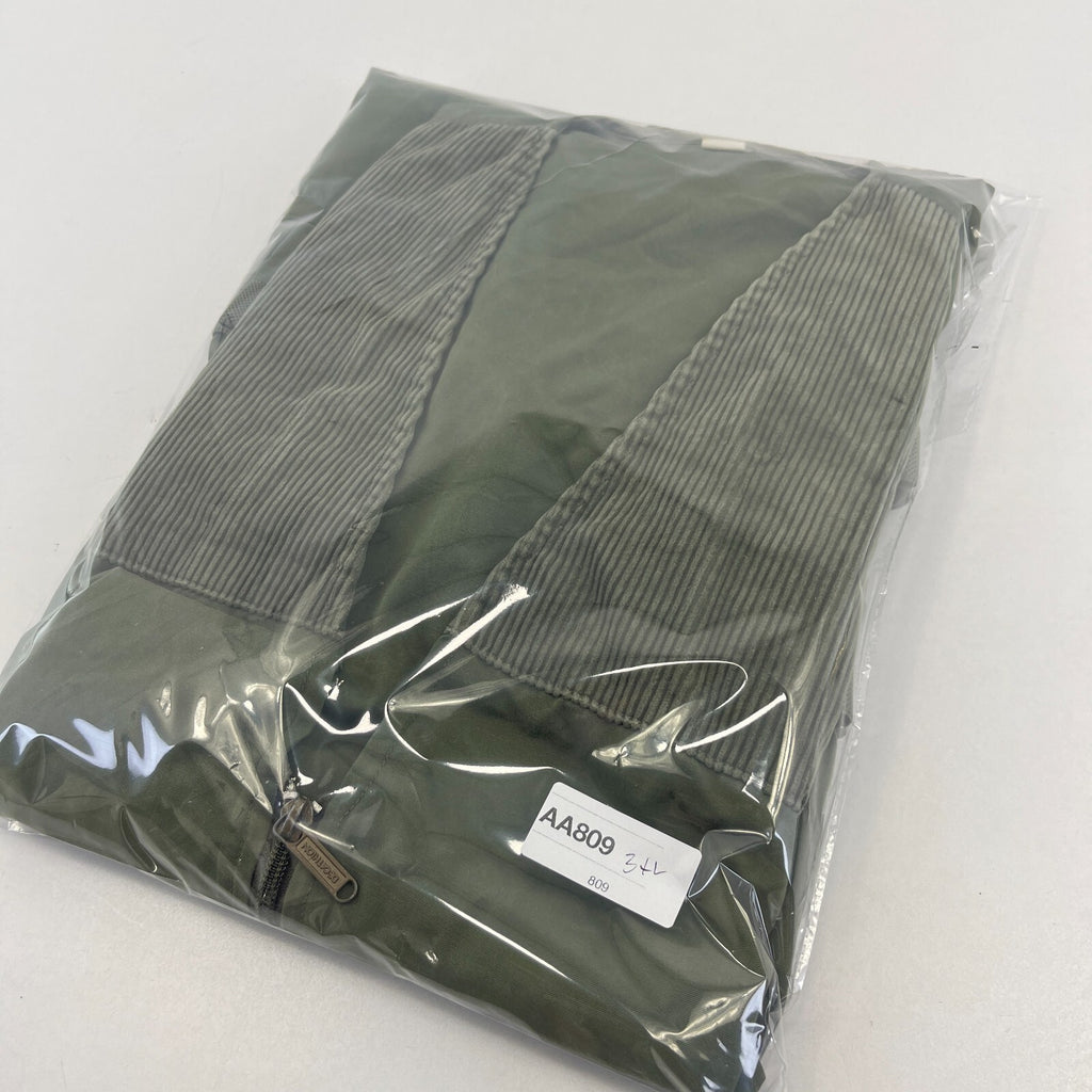 Decathlon Men's Shooting Vest in Olive Green Cotton Canvas size 3XL