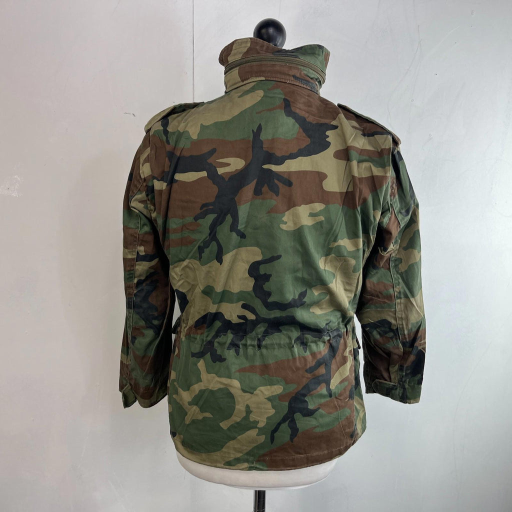 Mil-Tec US Army Military Jacket Green Camouflage size Youth XL + Hood