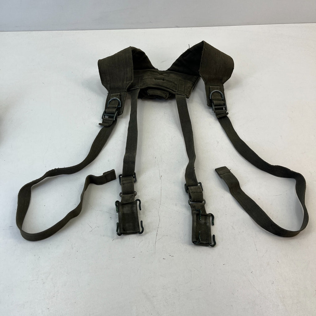 British Military 58 Pattern Webbing Yoke Harness with Both Belt Attachments