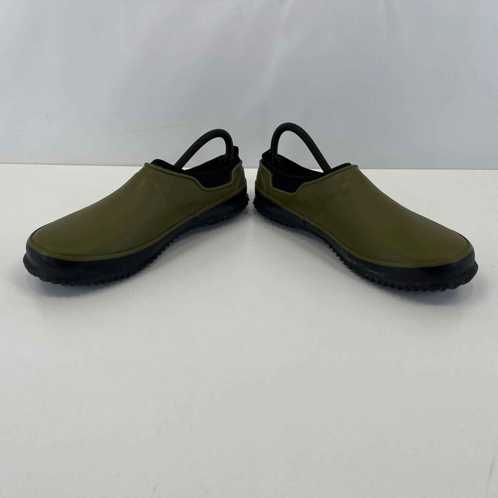 Dirt Boot Neoprene Waterproof Outdoor Garden Muck Shoes Slippers Green UK size 7