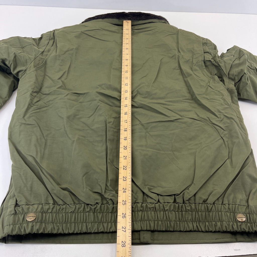 Foresun Professional Military Bomber Jacket w/ Liner & Faux Collar Shooting XL