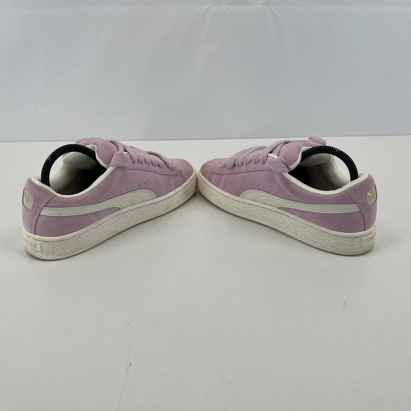 Puma Suede Leather XL with Wide Laces - Lilac Purple - UK size 5